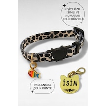 Caramelos Güvenlik Kilitli Kedi Tasması, Isimli Kedi Tasması, Kedi Isimlik, Kedi Künyesi, Safety Click Sb