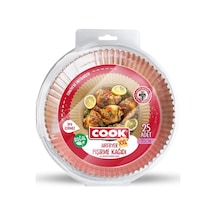 Cook Airfryer Pişirme Kağıdı, Xxl Boy, 20 Cm, 25 Adet Diğer