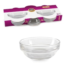 Konak Züccaciye 6lı Cam Bal Kase Pencere Kutu 6 Cm