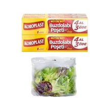 Büyük Boy Buzdolabı Poşeti 4 Al 3 Öde Ekonomik Paket, Ekonomik Buzdolabı Poşeti Büyük Boy 80'li Set, Bpa İçermez, Sızdırmaz Saklama Torbası, Meyve, Sebze Yemek, Gıda Saklama Torbası 4 X 20