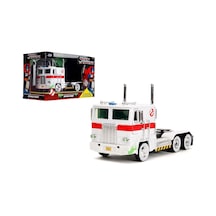 Jada Toys Transformers Ghostbusters Optimus Kamyon, 1:24 Ölçek, Beyaz/kırmızı, Die-cast Metal