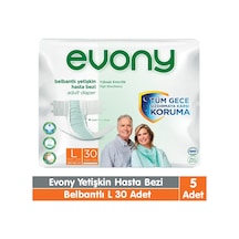 Evony Belbantlı Yetişkin Hasta Bezi L Beden 30x5 150 Adet