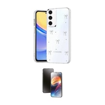 Cep 20-26 Samsung Uyumlu Galaxy A35 5g Kılıf Yörünge Form İkili Koruma Seti Najmaddin Desen 8