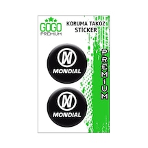 Gogo Koruma Takozu 2'li Damla Sticker 4x4 Beyaz - Mondial