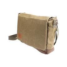 oldcottoncargo OLD COTTON CARGO 7171 UNISEX SU GEÇİRMEZ LEPTOP OMUZ ÇANTASI HAKİ