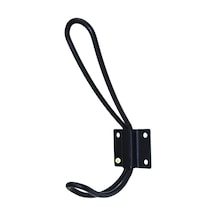 Suntek Avrupa Tarzı Metal Kapı Duvar Kancası Tutucu Anahtar Havlu Ceket Şapka Askısı Siyah Çok Renkli