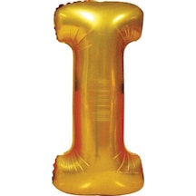 34 İnç I Gold Renk Harf Folyo Balon