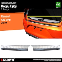 S-dizayn Renault Clio 5 Krom Bagaj İç Eşiği 2 Prç.2019 Üzeri