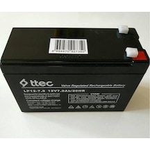Ttec 12 Volt 7 Amper Bakımsız Kuru Akü 12v 7ah