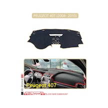 Peugeot 407 2004- 2010 Torpido Koruma Halısı Bej Kenar