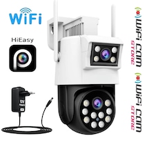 Çift Kameralı Wifi Ptz Güvenlik Kamerası Hieasy Türkçe Yazılım