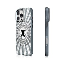 İphone 16 Pro Uyumlu Kılıf Magsafe Şarj Özellikli Youngkit Mathematical Serisi Kapak Gri
