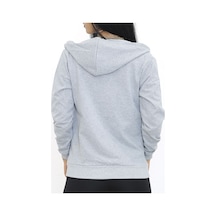 Mokashopin - Kapşonlu Fermuarlı Sweat Gri - 3001.275. 001