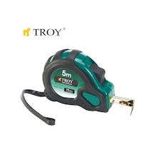 Troy 23126 Stoperli Şerit Metre 5mx19mm Mıknatıslı 5 Metre