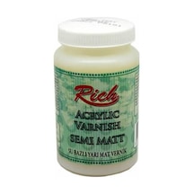 Rich Su Bazlı Vernik Yarı Mat Semi Matt Acrylic Varnish 250 Cc.