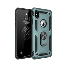 Apple İphone Xs Max Kılıf Sofya Yüzüklü Silikon Kapak - Yeşil 0.2M-Çok Renkli