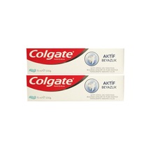 Colgate Aktif Beyazlık Beyazlatıcı Diş Macunu 75 ML x 2