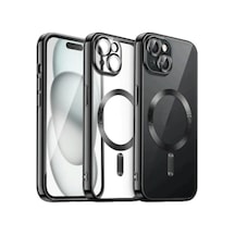 Apple iPhone  Uyumlu,  13 Kılıf Kross Magneticsafe Kapak - Siyah