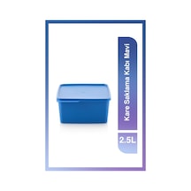 Tupperware Kare Saklama 2.5L Mavi