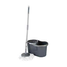 Simplify Kendinden Sıkma Paspas Ve Kova Seti, 16 Litre, Gri Çok Renkli