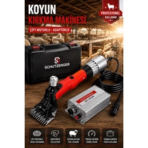 Devir Ayarlı Koyun Kırkma Makinesi Kömürsüz Motor Çift Motorlu Adaptörlü Soğutmalı Beiyuan Bıçaklı