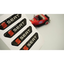 Seat Logo Kapı Kenarı Koruma Metalize Damla Desen 3M Band