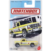Matchbox 1:64 Scale 1986 Ford F-150 T.charest Yellow