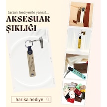 Külgri & Lacivert, Karne Gününde Dağıtılacak Süper Hediye, 14'lü Anahtarlık Set, İsme Özgü Hatıralık Çok Renkli