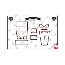 Subaru Forester 1997-2007 Torpido Konsol Trim Göğüs Maun Kaplama Set 11 Parça Maun