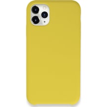 Apple iPhone Uyumlu 11 Pro Max - Kılıf Lansman Legant Silikon - Sarı