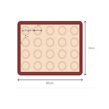 Silikon Makoron Matı 40X30 CM Smm-43