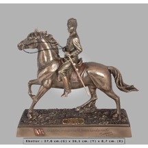 VERONESE BİBLOLAR → Wise Atatürk-ATA SÜVARİ BRONZ-28,5*9,5*26,5CM