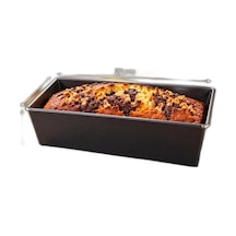 20x11cm Gri Paslanmaz Çelik Baton Kek Kalıbı-yapışmaz Ekmek Kek Hamur İşleri İçin Kalıp