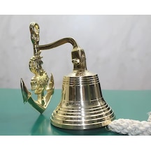Pirinç Duvara Asmalı Çapalı Çan 6098 Najmaddin