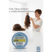 Protez Saç Bandı - 2-4 Haftalık Peruk Bandı Walker Tape Lace Front 1cmx2.75 Metre