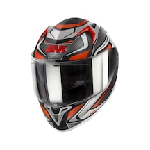 Givi 50.9 Atomic Mat Siyah-Gri-Kırmızı Kask