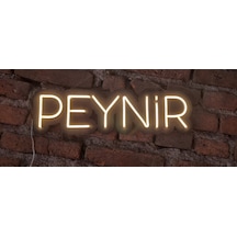 Peynir Yazılı Neon Duvar Aydınlatması