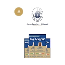 Caffe Borbone Crema Superiore 40 Kapsül 4x10 - Nespresso Uyumlu Alüminyum Kapsül Kahve