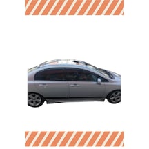 Honda Civic Sedan 2007-2012 Modellerine Özel 4'lü Mügen Tip Cam Rüzgarlığı