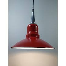 Riolight Retro Kırmızı Tekli Metal Sarkıt Avize Çap: 30Cm (538283248)
