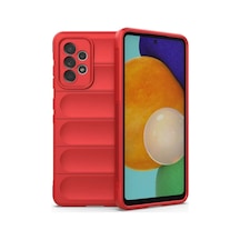 Galaxy A52 Kılıf Optimum Silikon - Kırmızı