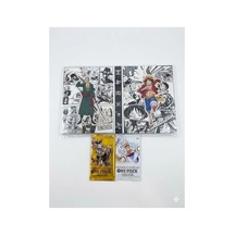 Cantex Tech One Piece Card Game Booster White+yellow Pack 2 Paket Trading Cards - 20 Kart +albüm