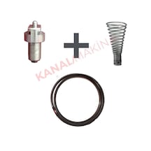 Kanal Makina Kanal Açma Seti 16 Mm Yay + Matkap Ucu + 1 Adet Başlık