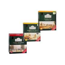 Ahmad Tea Avantaj Paketi 3 Lü English Breakfast + No.1 + Ceylon 100 Lü Poşet Çay