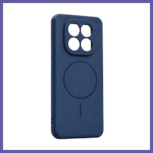 Bezos Redmi Note 14 Pro Plus Mika Pc Magsafe Kapak - Mavi Nıda