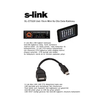 S-Link Sl-Otg20 Mini 5P To Otg Usb Dişi Data Kablosu Tablet Pc - Iç