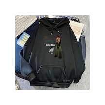 Tarzsokak Siyah Unisex Çan Alt Ülke Albümü Grafik Lainey Wilson Şarkıcı Moletom Rahat