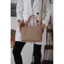 Just Polo Kadın Günlük Kullanıma Uygun Ayarlanabilir Askılı Lüks El Ve Omuz Çantası Shopper Vizon Just Polo Kadın Günlük Kullanıma Uygun Ayarlanabilir Askılı Lüks El Ve Omuz Çantası Shopper Vizon