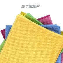 Steep Ultimate Mikrofiber Baklava Desen Cam Temizlik Bezi 40x40 Cm