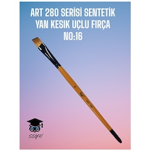 N0:16 Art 280 Serisi Sentetik Yan Kesık Uçlu Fırça